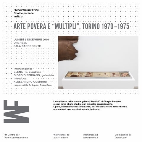 Arte Povera e multipli Torino 1970-1975